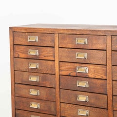 1950s Oak Apothecary Multi Drawer Chest of Drawers, Thirty Nine Drawers