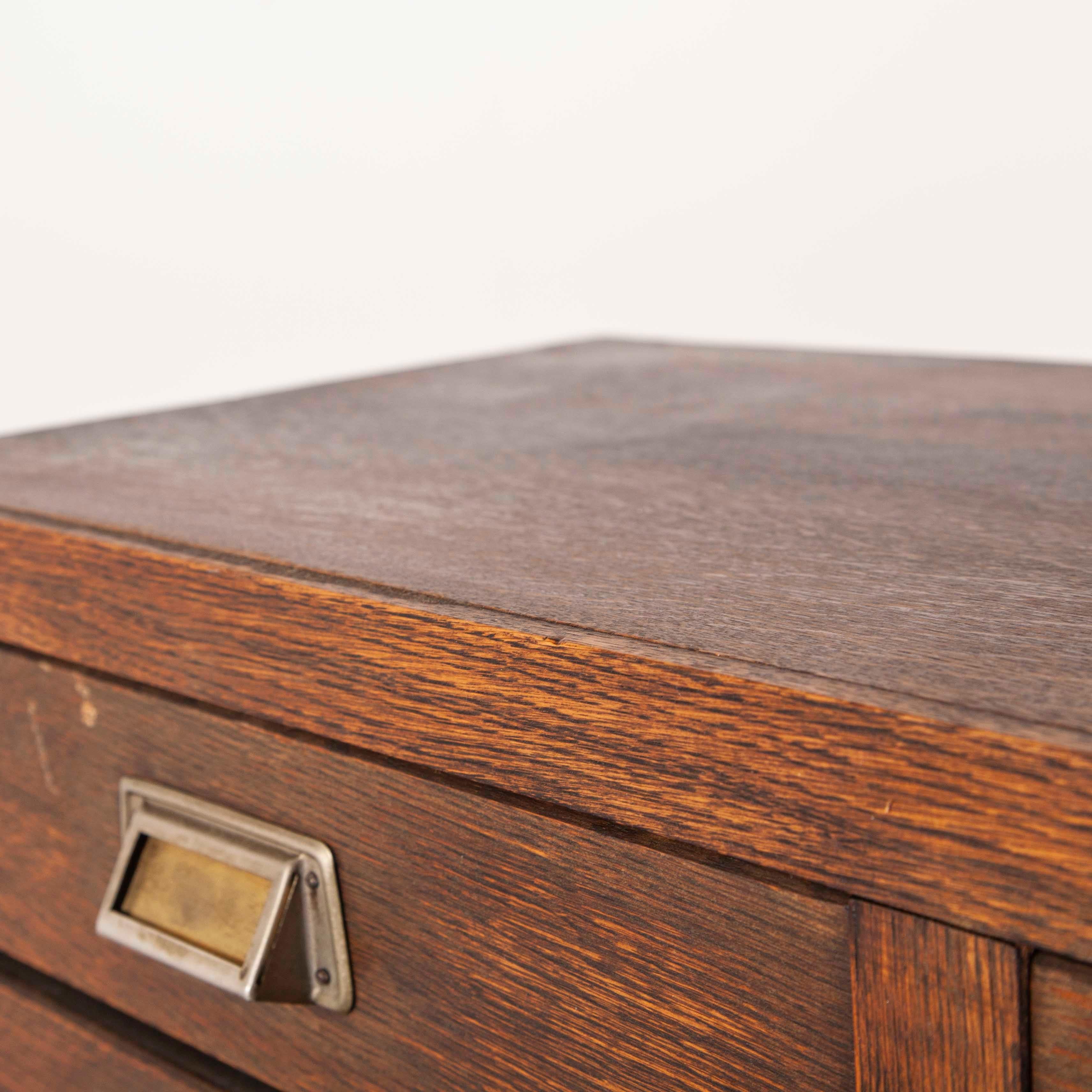 Mid-20th Century 1950s Oak Apothecary Multi Drawer Chest of Drawers, Thirty Nine Drawers