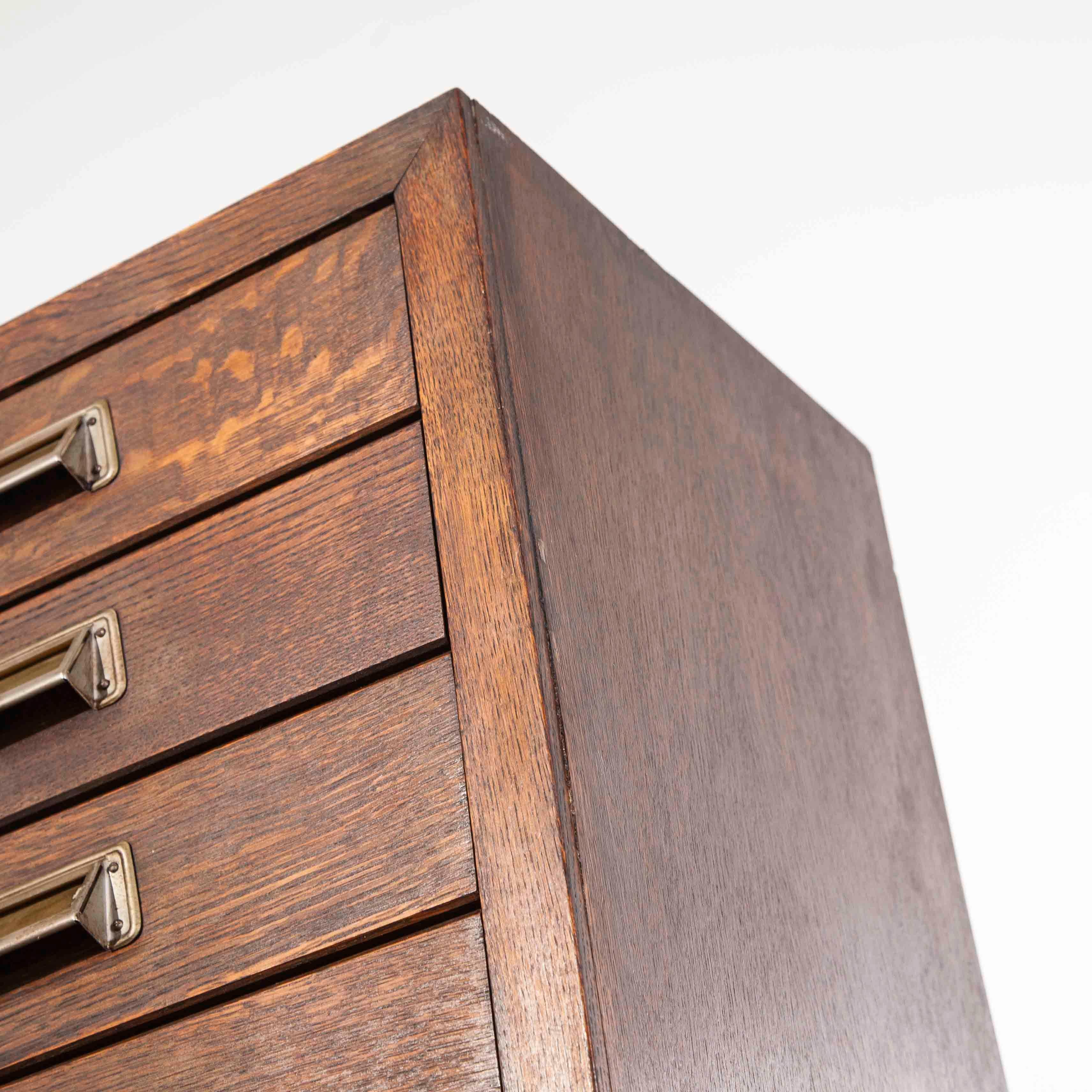 1950s Oak Apothecary Multi Drawer Chest of Drawers, Thirty Nine Drawers 4