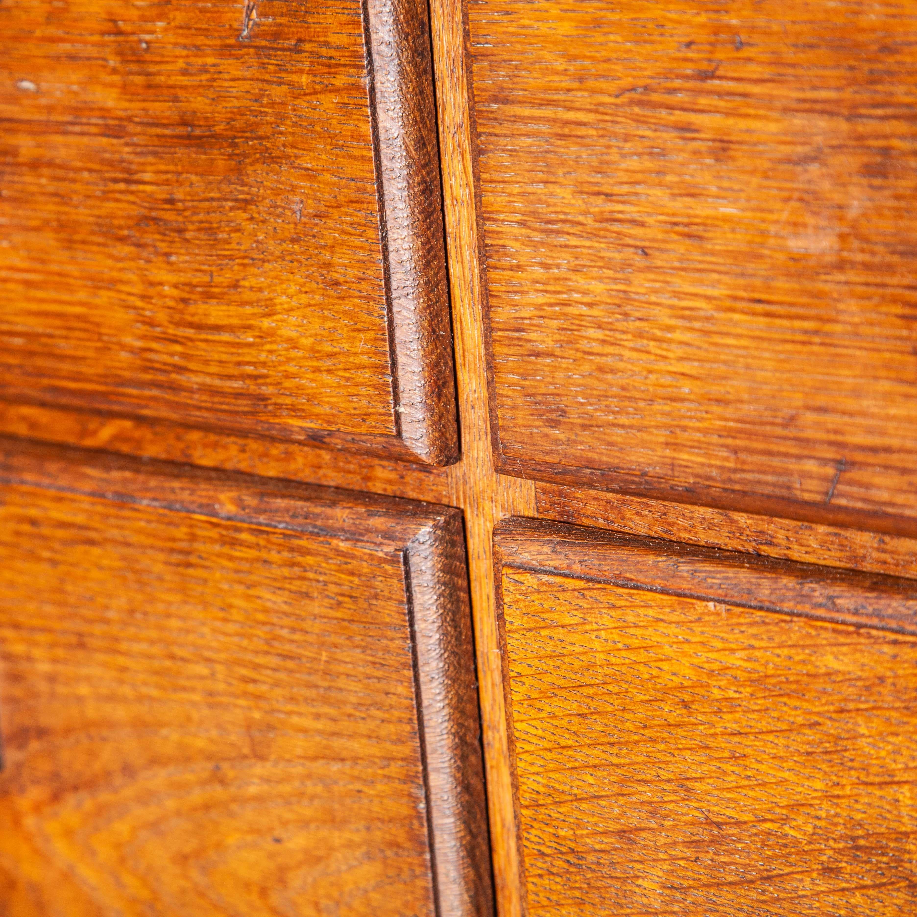 1950s Oak Apothecary Multi Drawer Chest of Drawers, Twenty Four Drawers 6