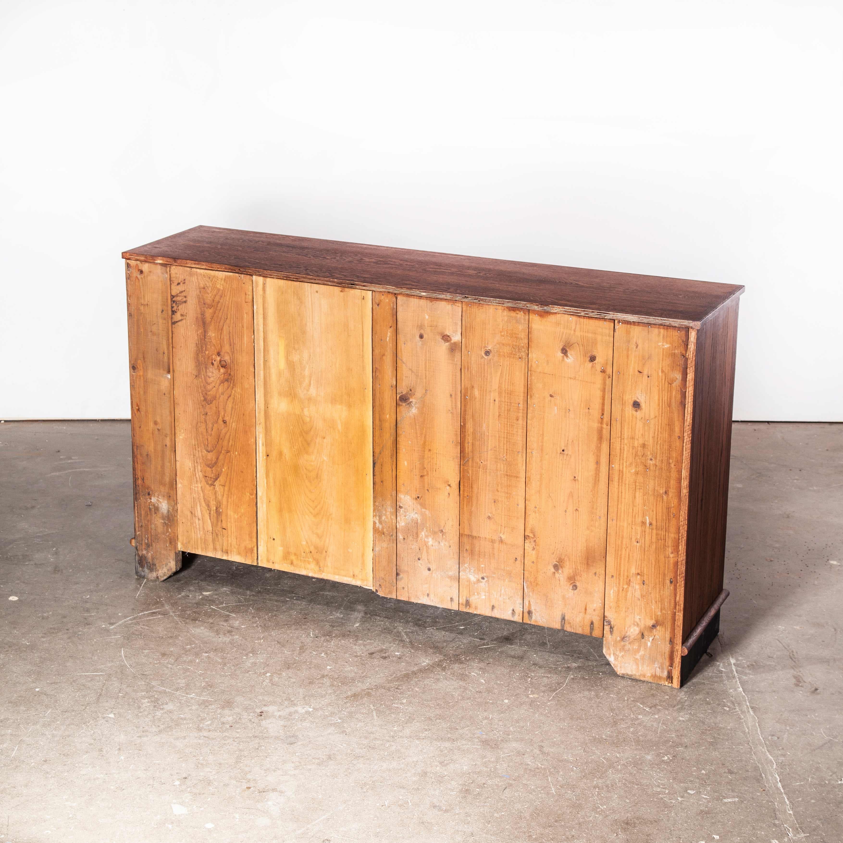 1950s Oak Apothecary Multi Drawer Chest of Drawers, Twenty Four Drawers 7