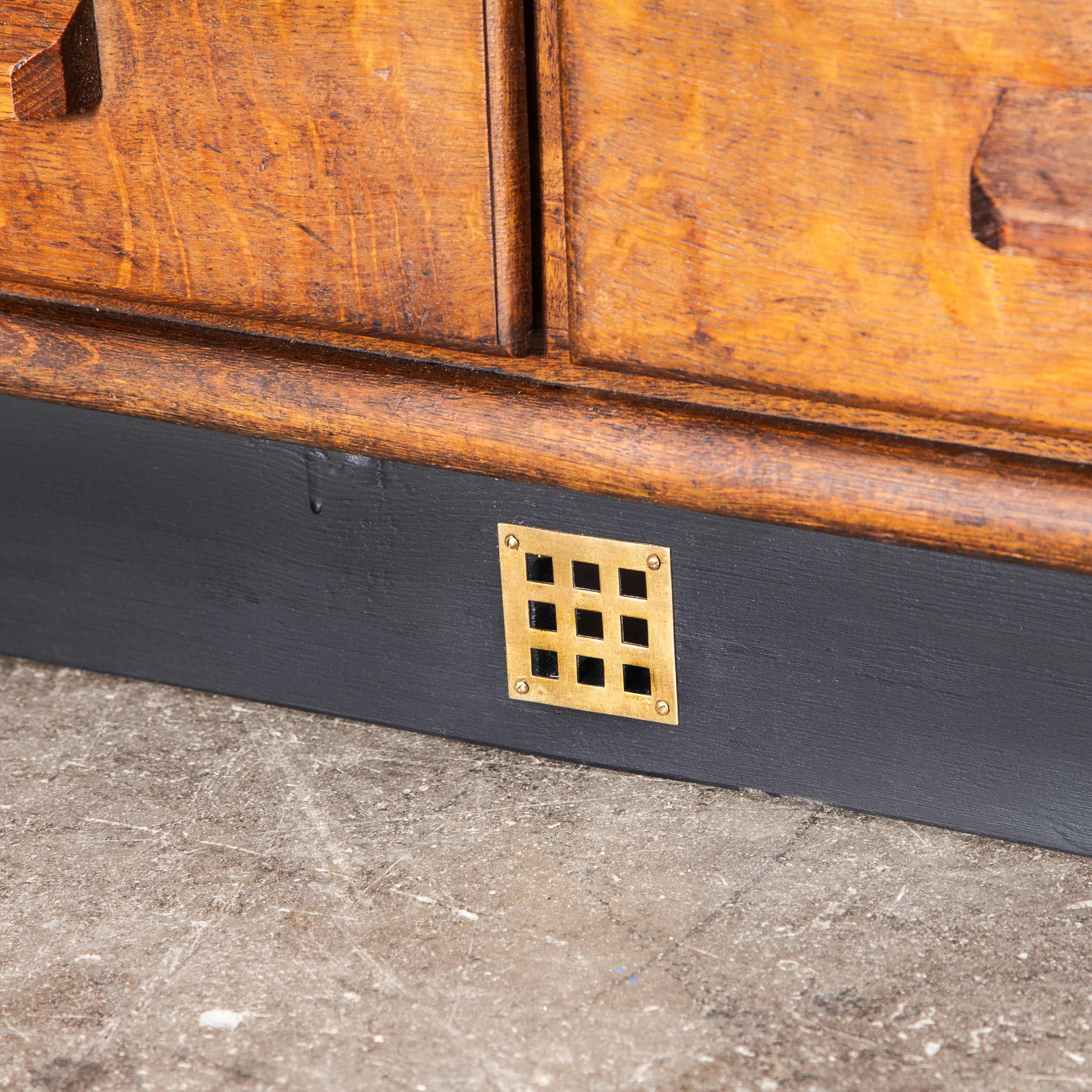 Mid-20th Century 1950s Oak Apothecary Multi Drawer Chest of Drawers, Twenty Four Drawers