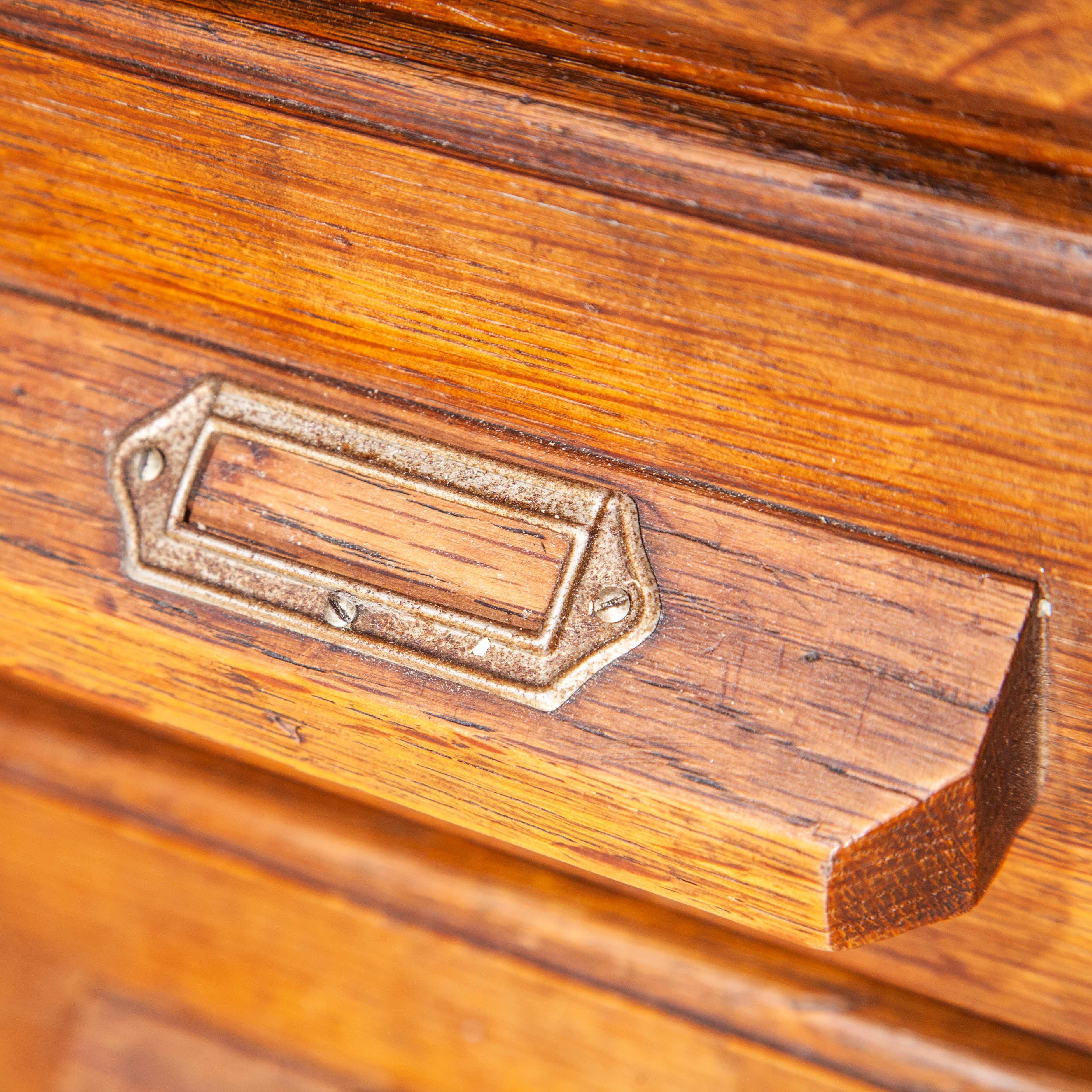 1950s Oak Apothecary Multi Drawer Chest of Drawers, Twenty Four Drawers 5