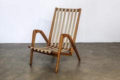 1950s Oak Armchair by Jan Vanek, Czechoslovakia