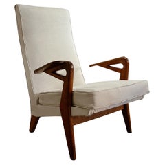 1950s Oak armchair made in France but designed by Parker Knoll, British
