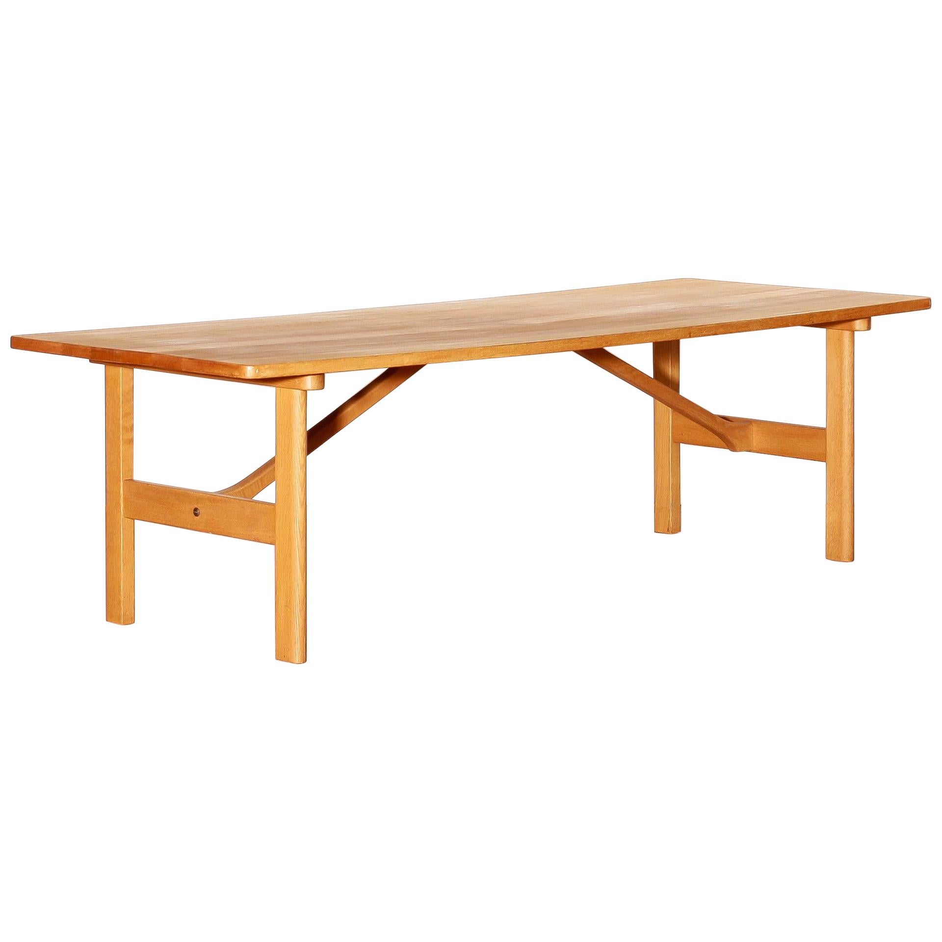 1950s, Oak Coffee Table by Børge Mogensen for Fredericia