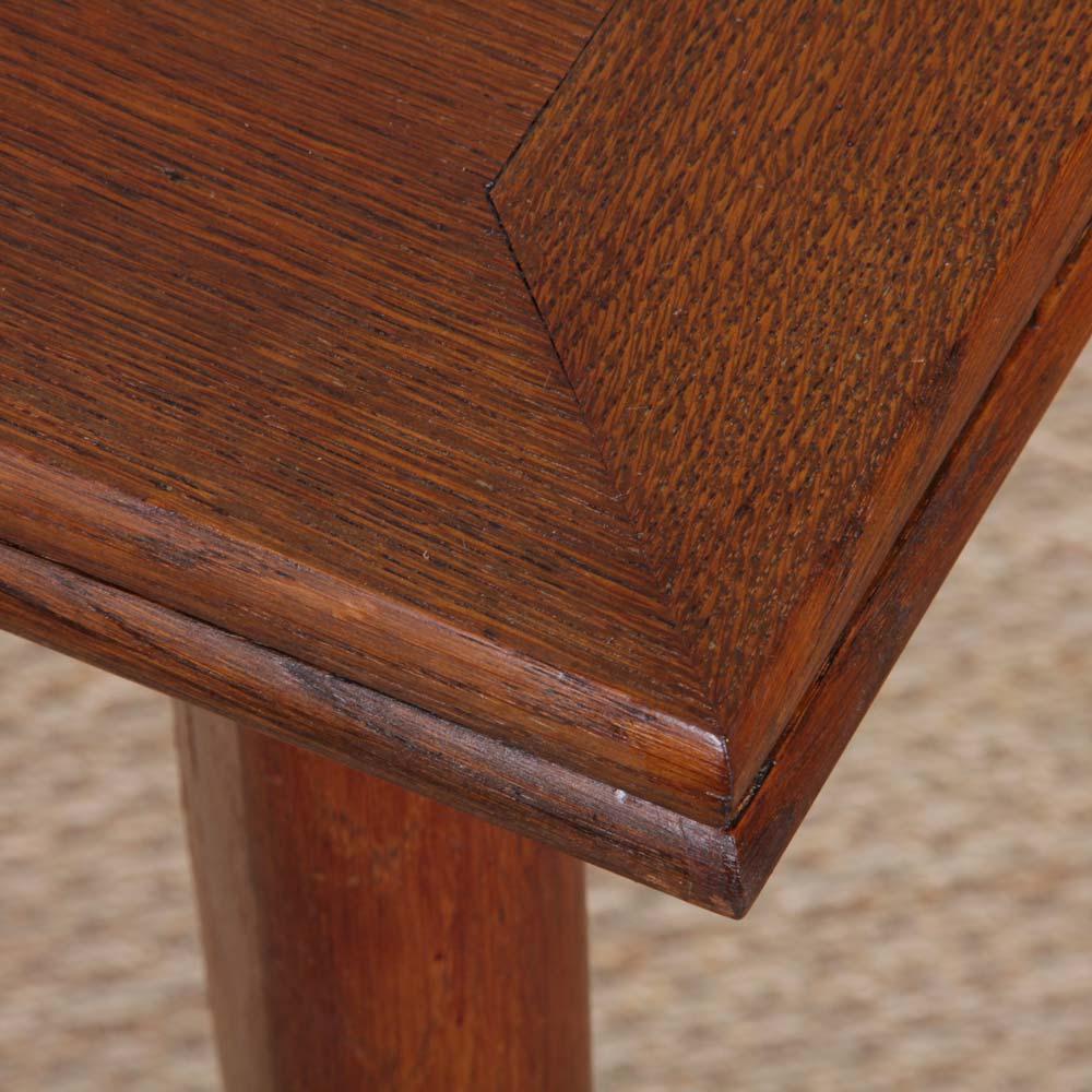 Mid-20th Century 1950s oak extensible dining table For Sale