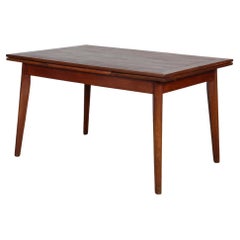 1950s oak extensible dining table