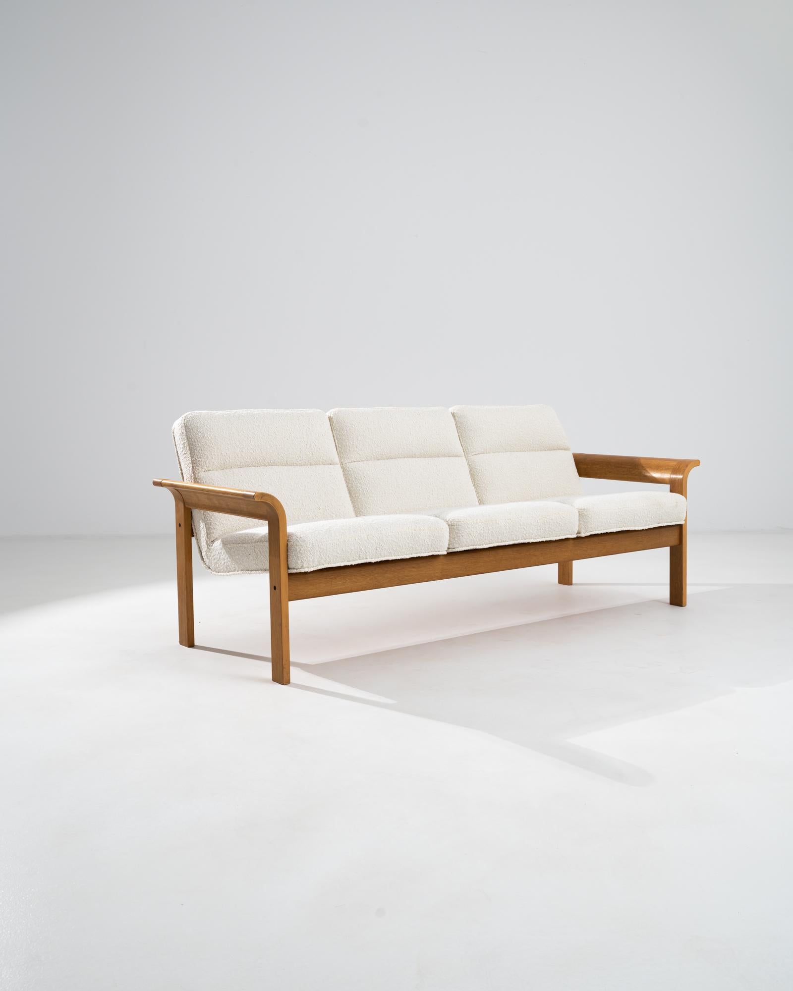 Scandinavian Modern 1950s Oak Frame Sofa by Magnus Olesen For Sale