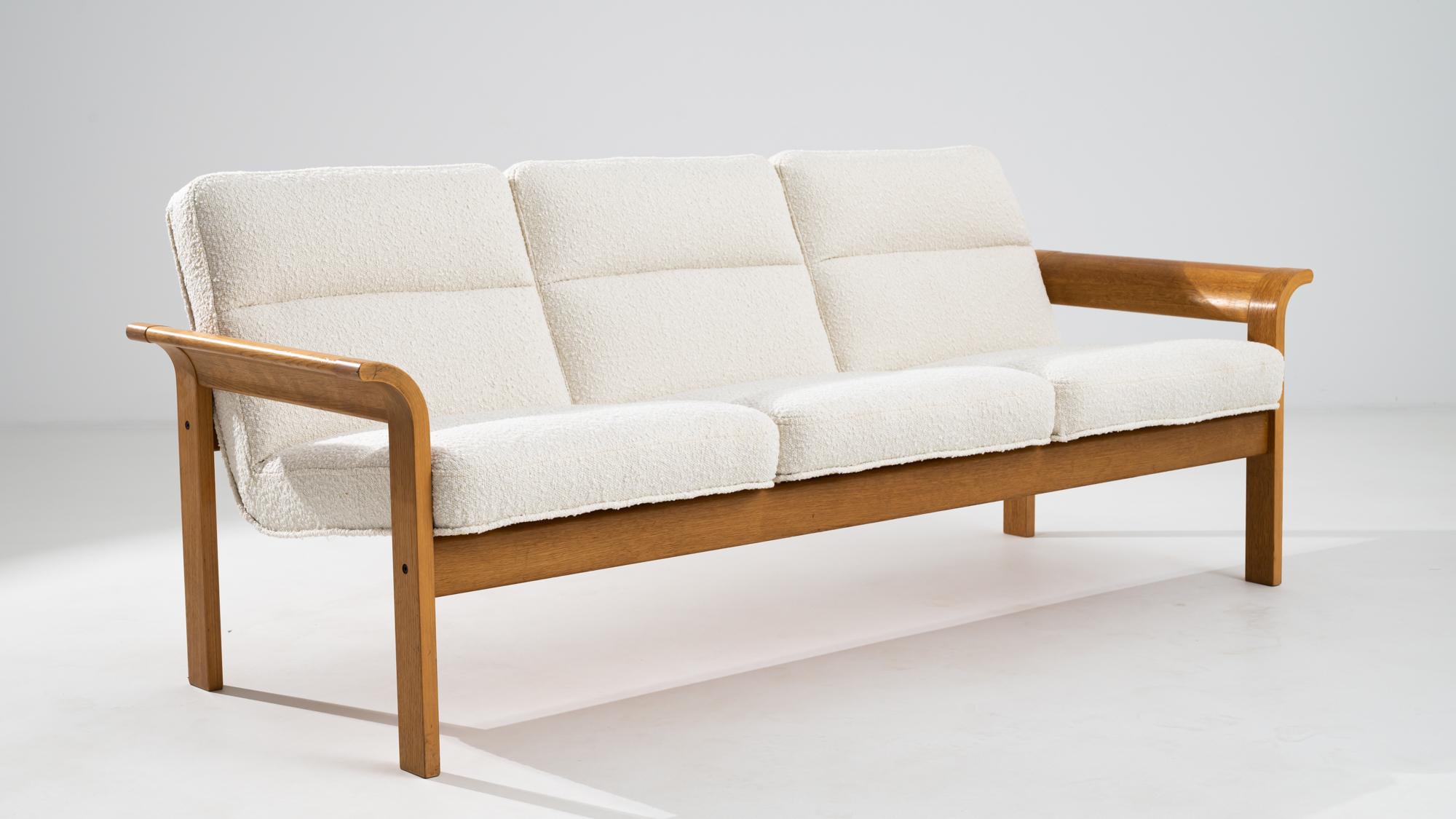 Mid-20th Century 1950s Oak Frame Sofa by Magnus Olesen For Sale