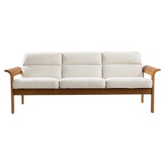 Retro 1950s Oak Frame Sofa by Magnus Olesen