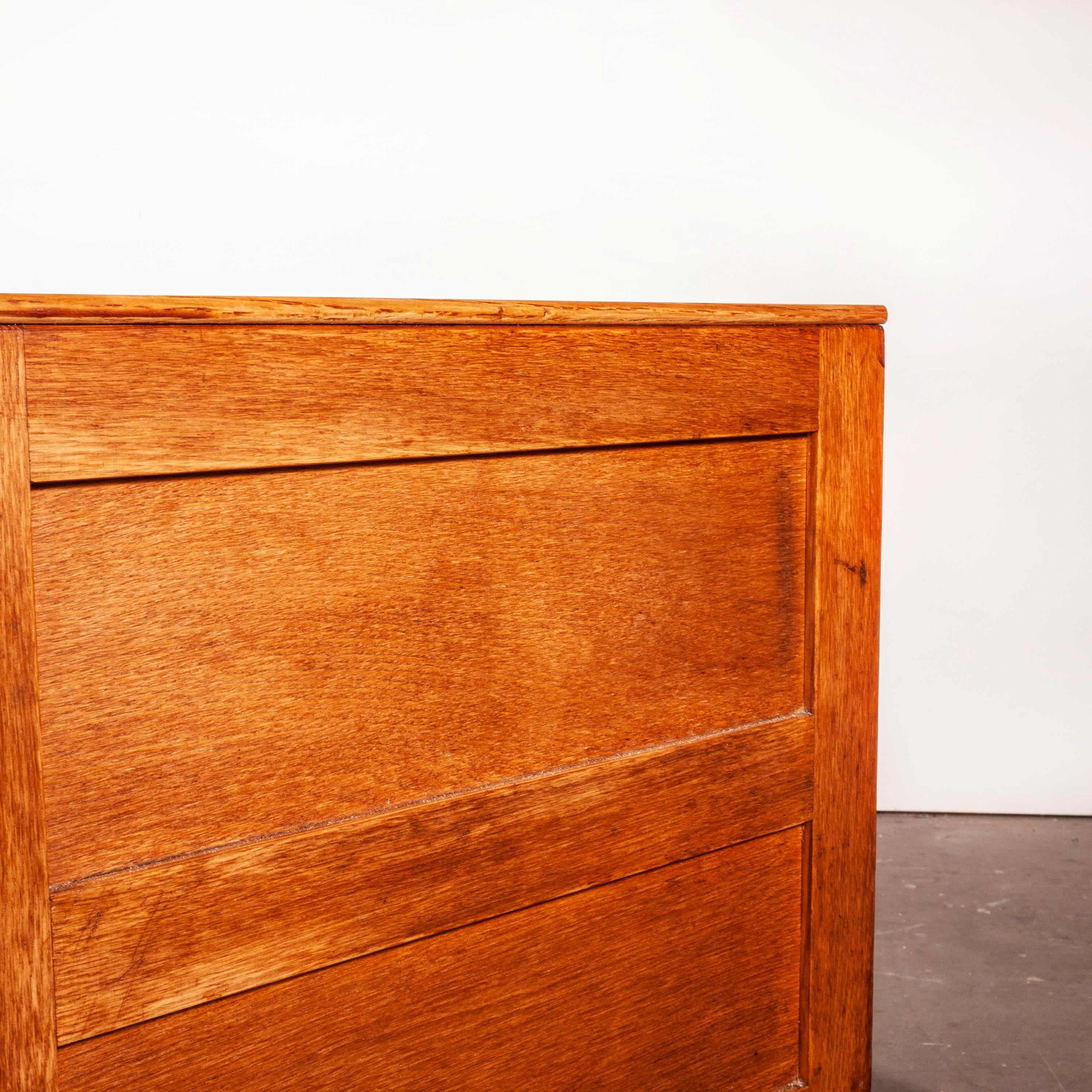 1950s oak low multi drawer chest of drawers – storage cabinet – sideboard
1950s low multi drawer chest of drawers – storage cabinet. With forty eight drawers this is a stunning practical chest. Sourced from a German bank this was originally used