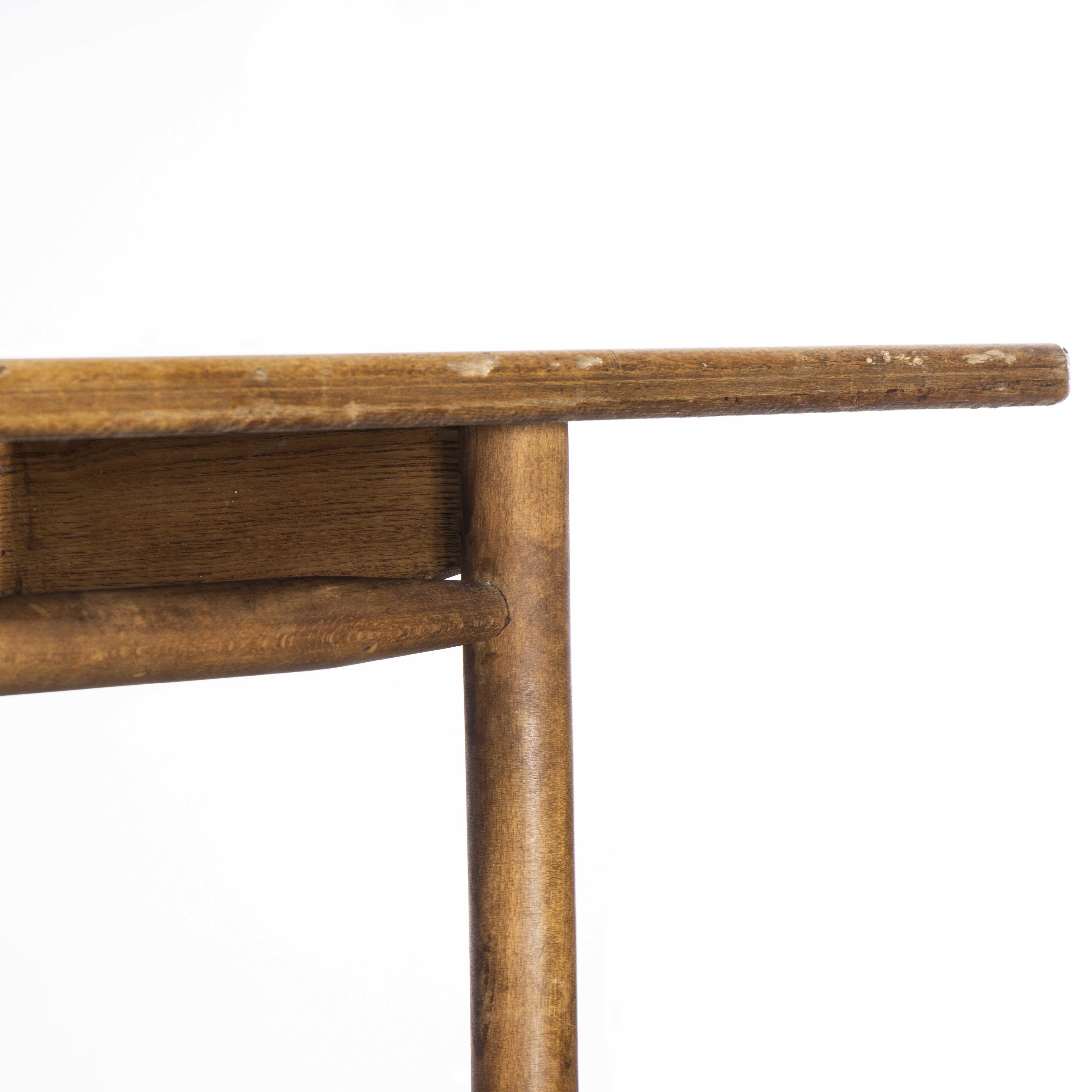 1950's Oak Rectangular Dining Table By Pierre Gautier-Delaye 'Model 1602' In Good Condition In Hook, Hampshire