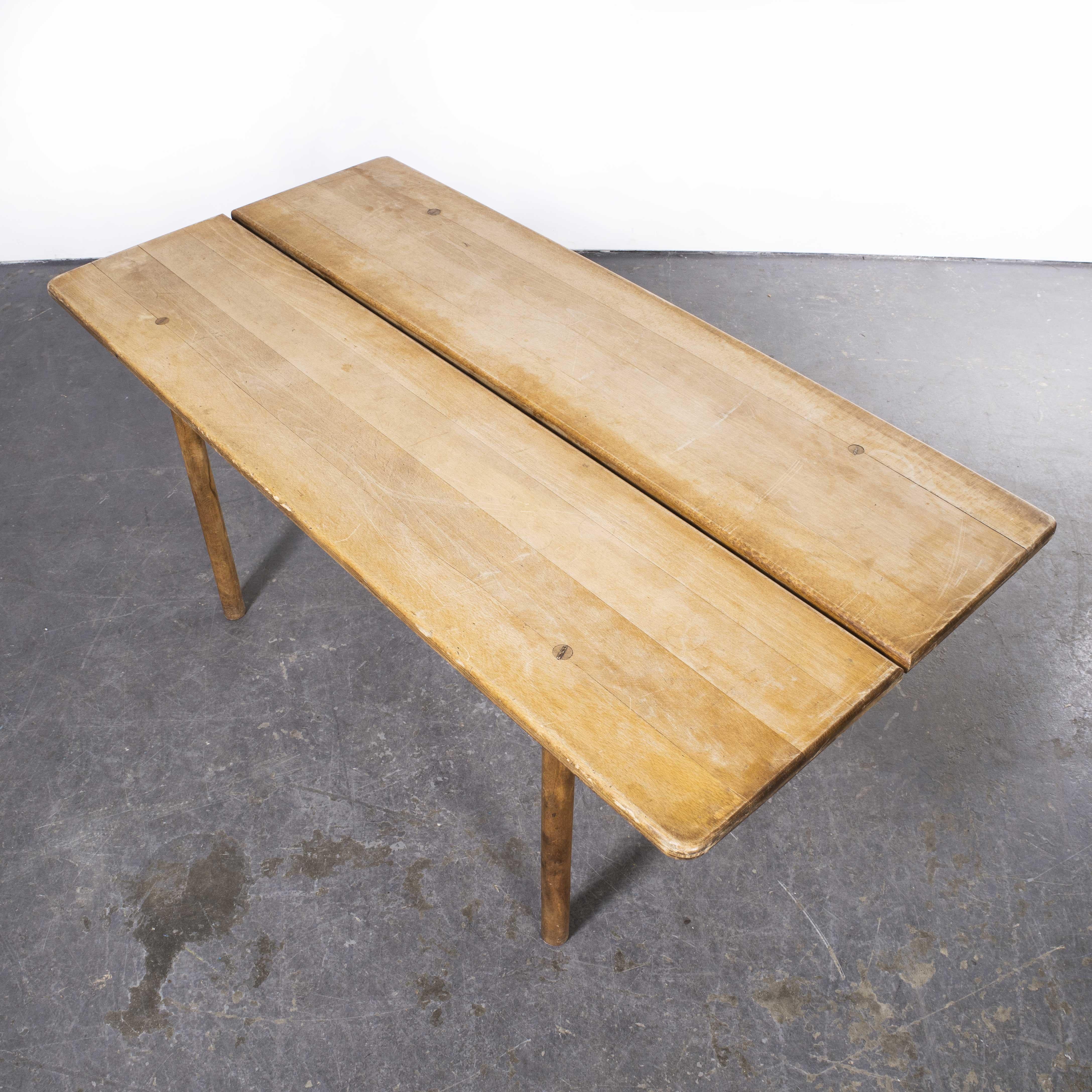 1950's Oak Rectangular Dining Table By Pierre Gautier-Delaye 'Model 1602' 2