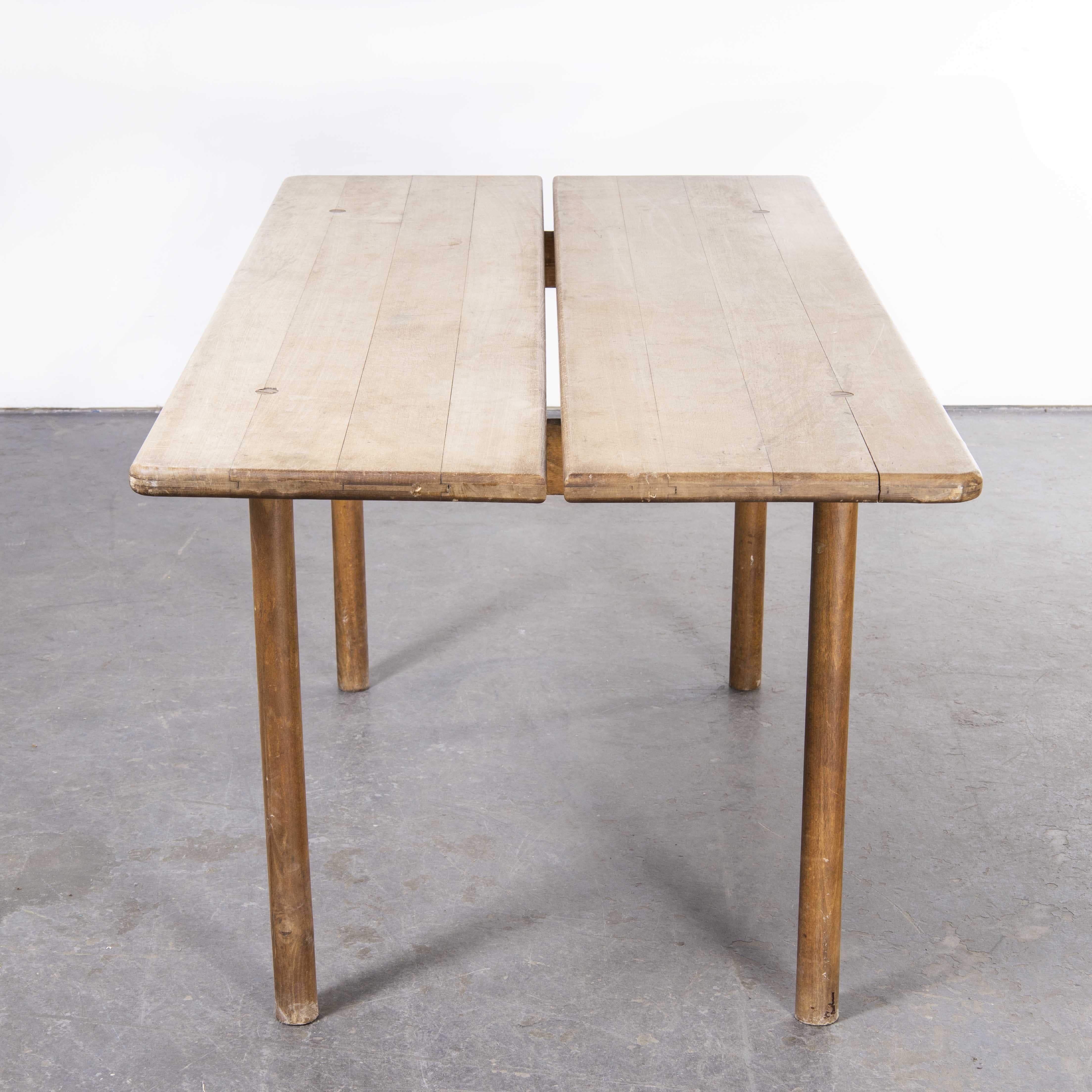 1950's Oak Rectangular Dining Table by Pierre Gautier-Delaye, 'Model 1604' For Sale 2