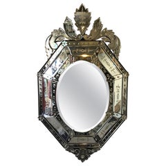 1950s Octagonal Venetian Mirror