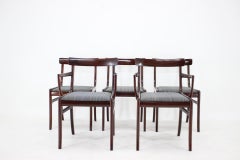 1950s Ole Wanscher Rungstedlund Chairs in Mahogany Denmark, Set of 5