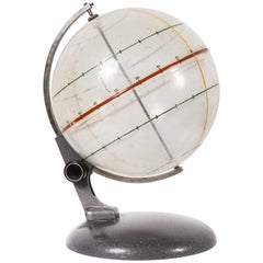 1950s Opaque Earth Geography Rotating Teaching Globe
