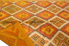 Tapis marocain vintage en laine noué à la main, années 1960, 5' x 11'6\"