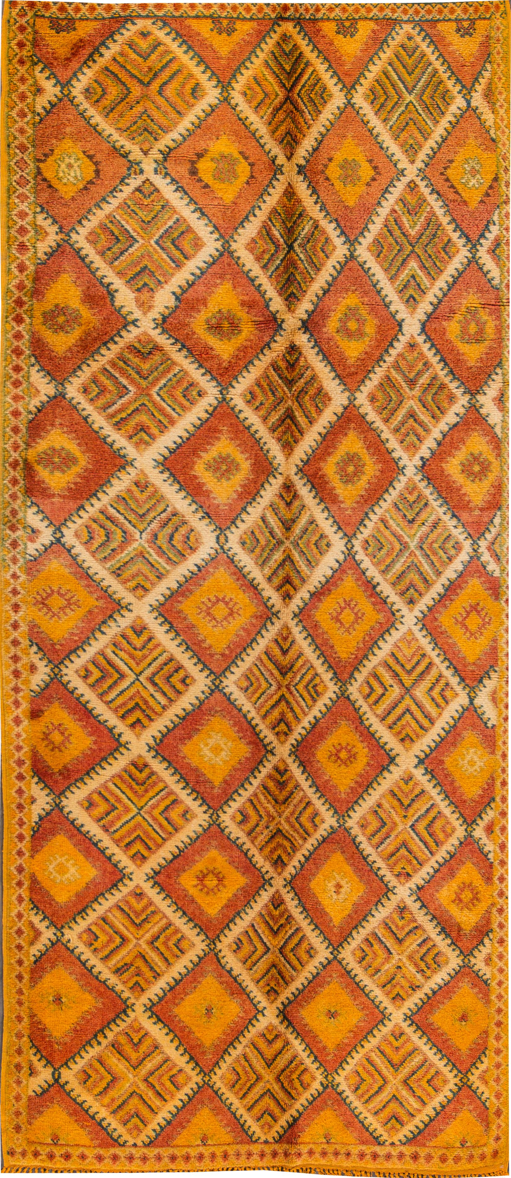 Vintage Moroccan Wool Rug. at 1stDibs