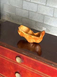 1950s Organic Modern Swedish Wooden Freeform Bowl