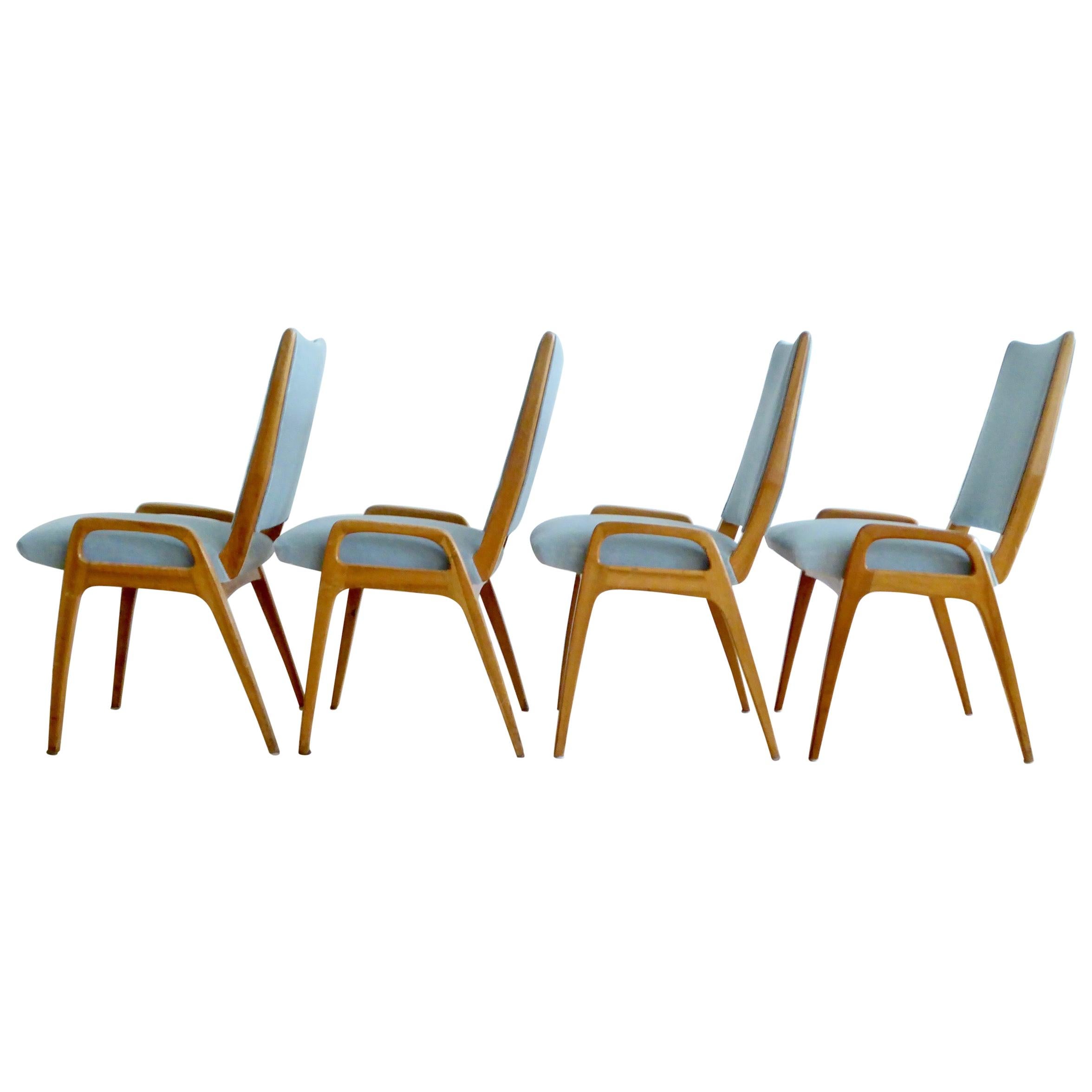 1950s Organic Shaped Dining Room Chairs For Sale