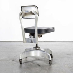 1950's Original Aluminium Emeco Swivel Office Chair '1334.2'