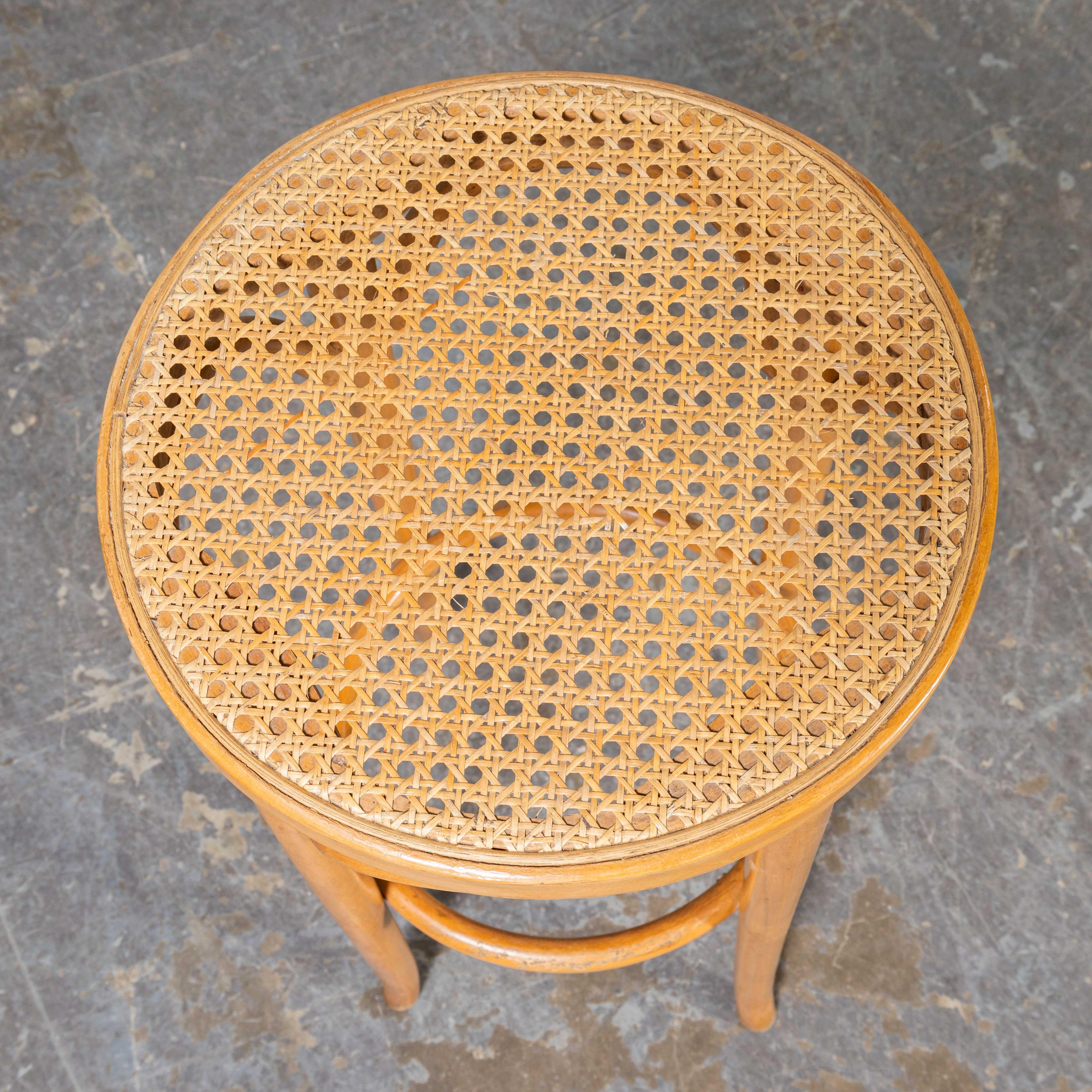 Bentwood 1950’S Original Blonde Barstools – Set Of Four