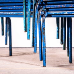 1950's Original Blue Mullca Long Benches - Good Quantity Available