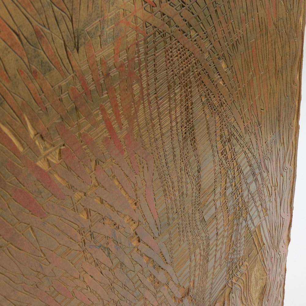 1950s Original Wooden print Block by Pauline Jacobsen Noli me Tangere Bon état - En vente à Stow on the Wold, GB