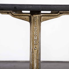 1950's Original Cast Base Fischel Bistro Dining Table 'Model 1115'