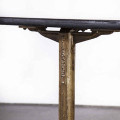 1950's Original Cast Base Fischel Bistro Dining Table 'Model 1115.1'