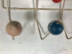 1950s Original Eames Hang-It-All Coat Rack, Charles and Ray Eames for Tigrett