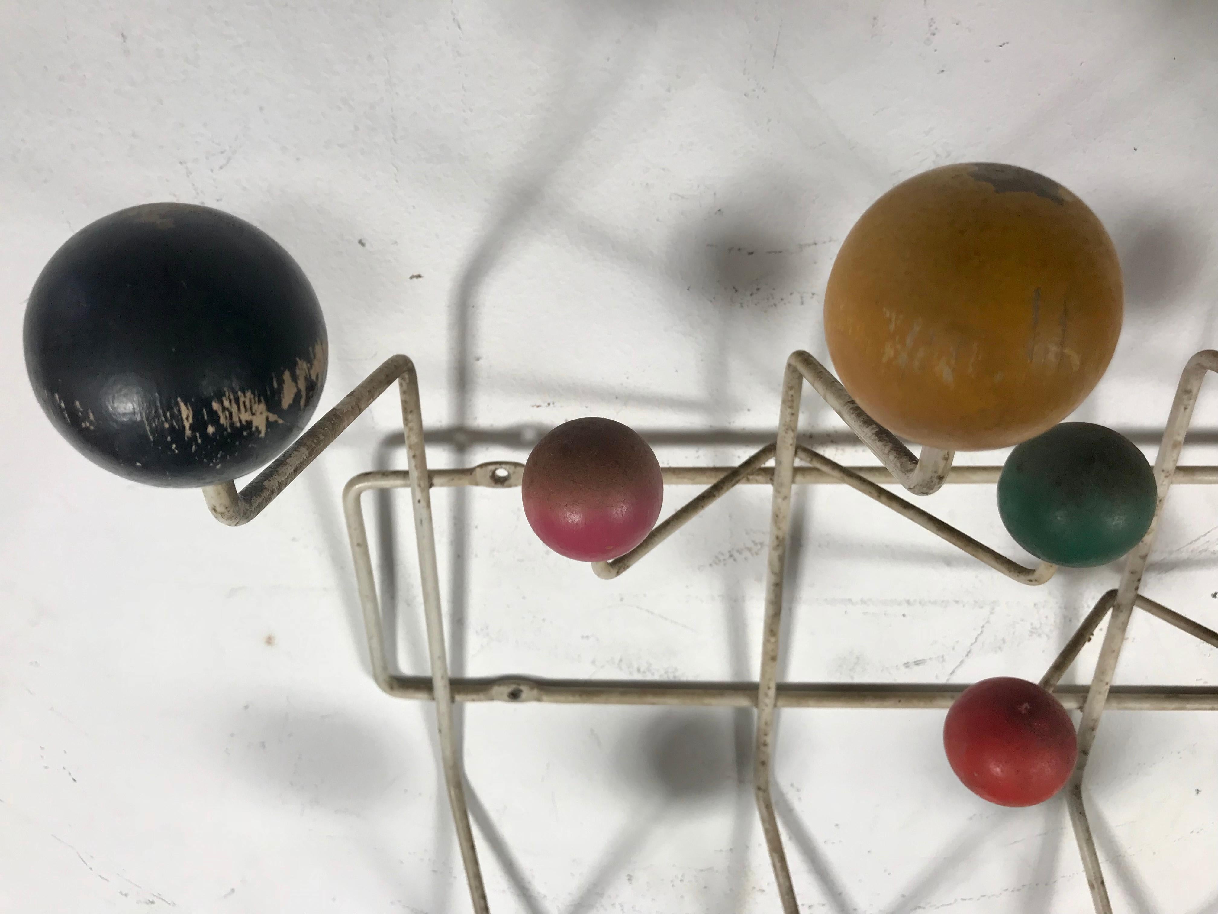 American 1950s Original Eames Hang-It-All Coat Rack, Charles and Ray Eames for Tigrett