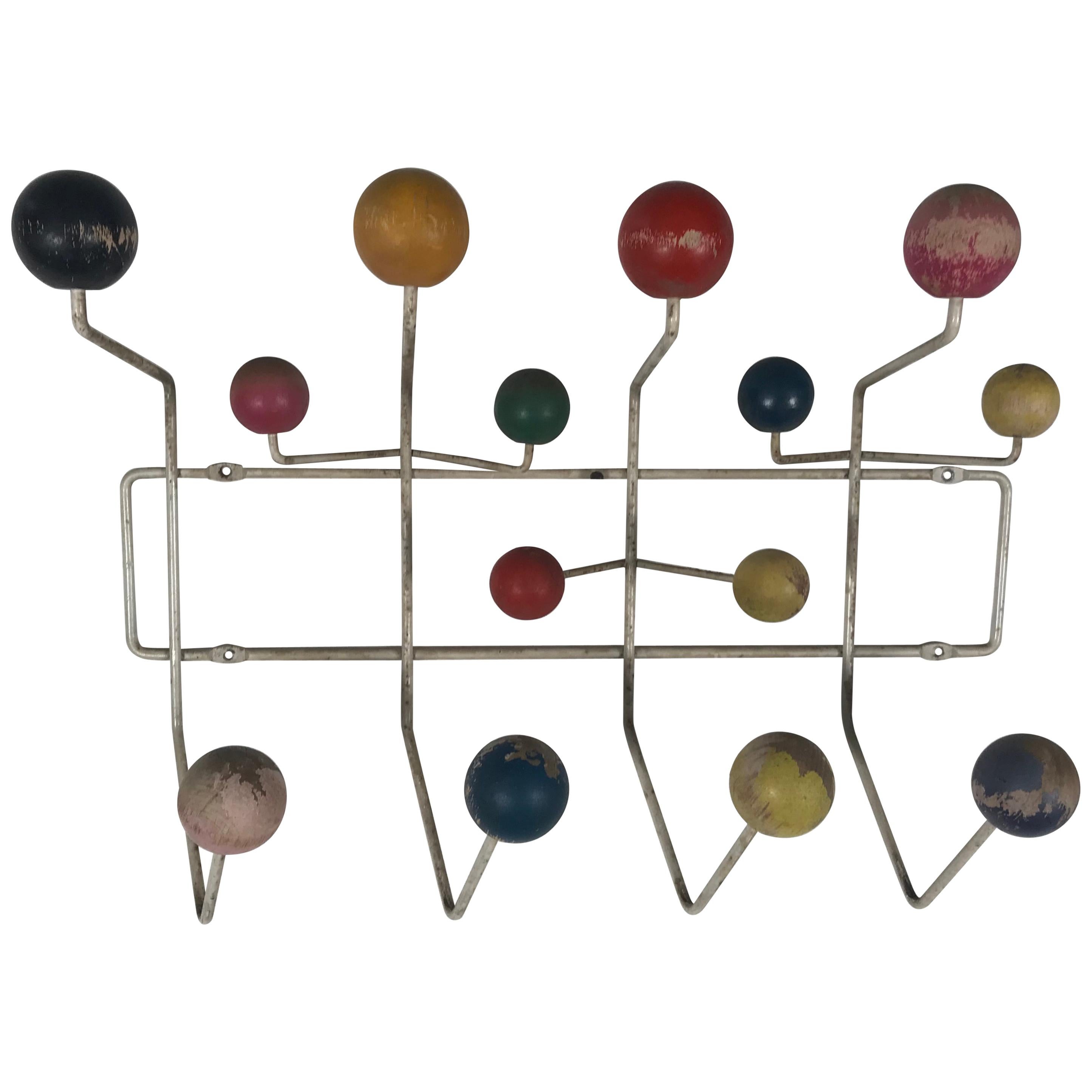 1950s Original Eames Hang-It-All Coat Rack, Charles and Ray Eames for Tigrett