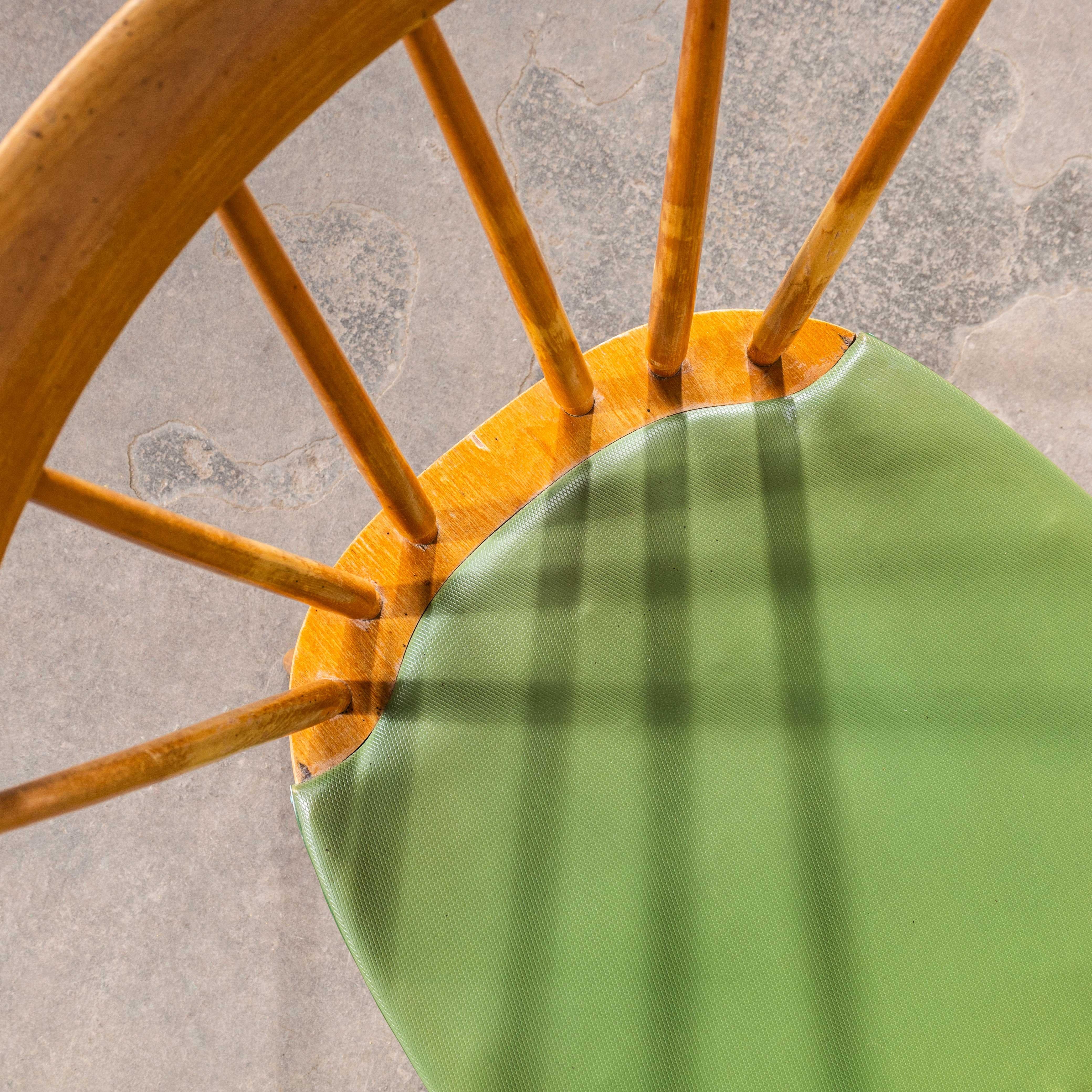 1950's Original Erco Upholstered Dining Chairs - Small Batch Available For Sale 3