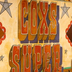 1950's Original Fairground Handpainted Dodgems Ticket Booth