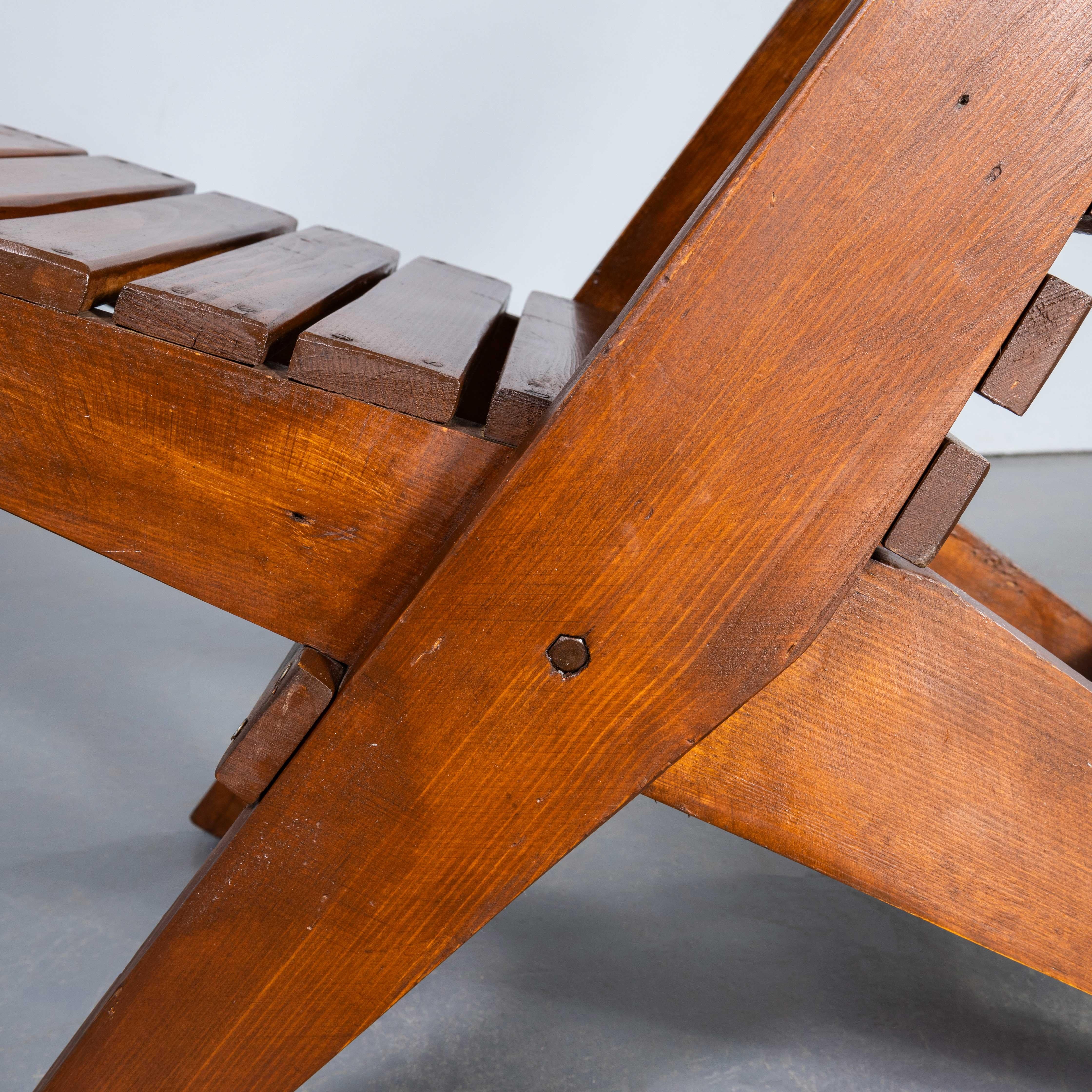 1950's Original Folding Lounge Side Chairs im Angebot 5