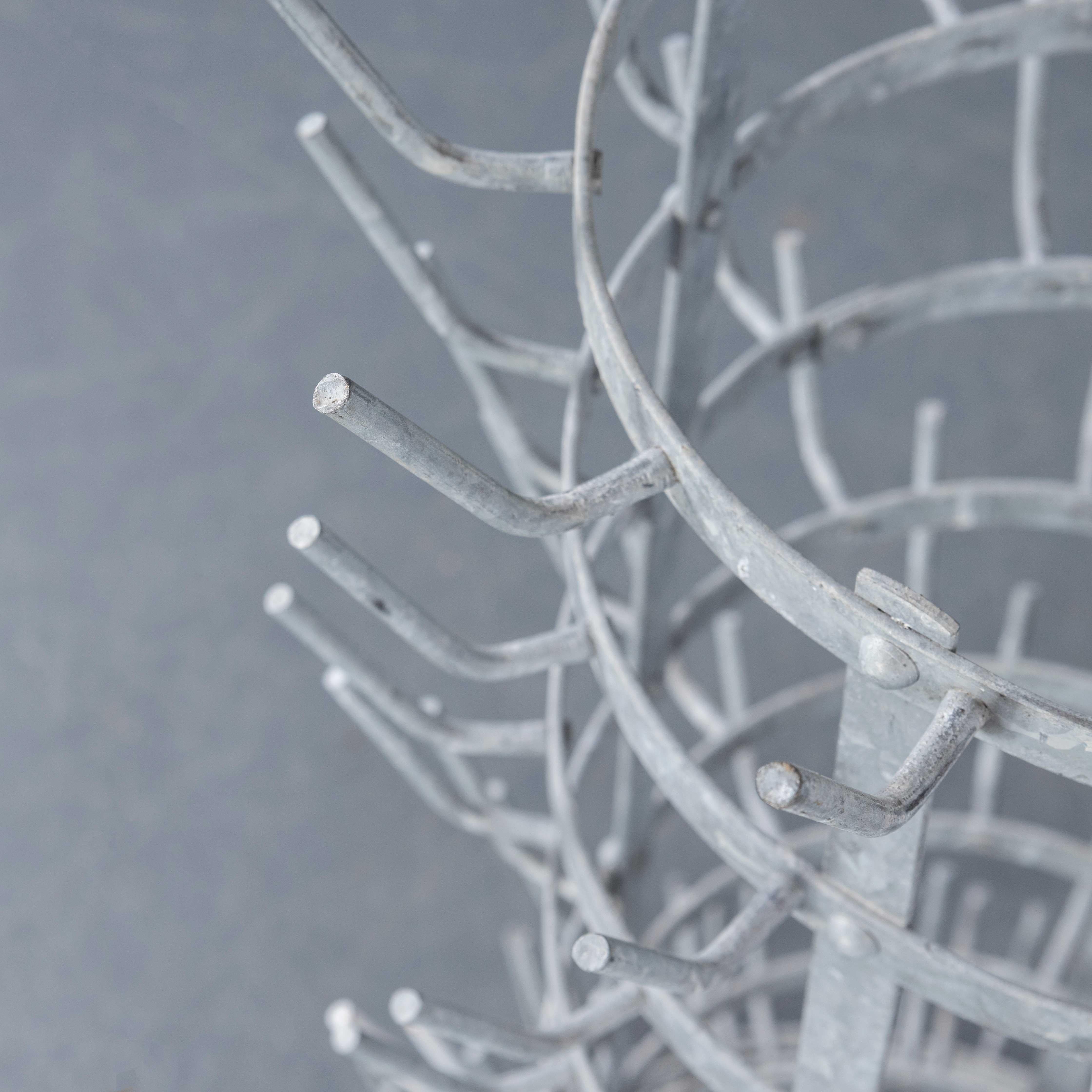Metallo Scaffale per l'asciugatura delle bottiglie francese originale degli anni '50 (Model 3316) in vendita