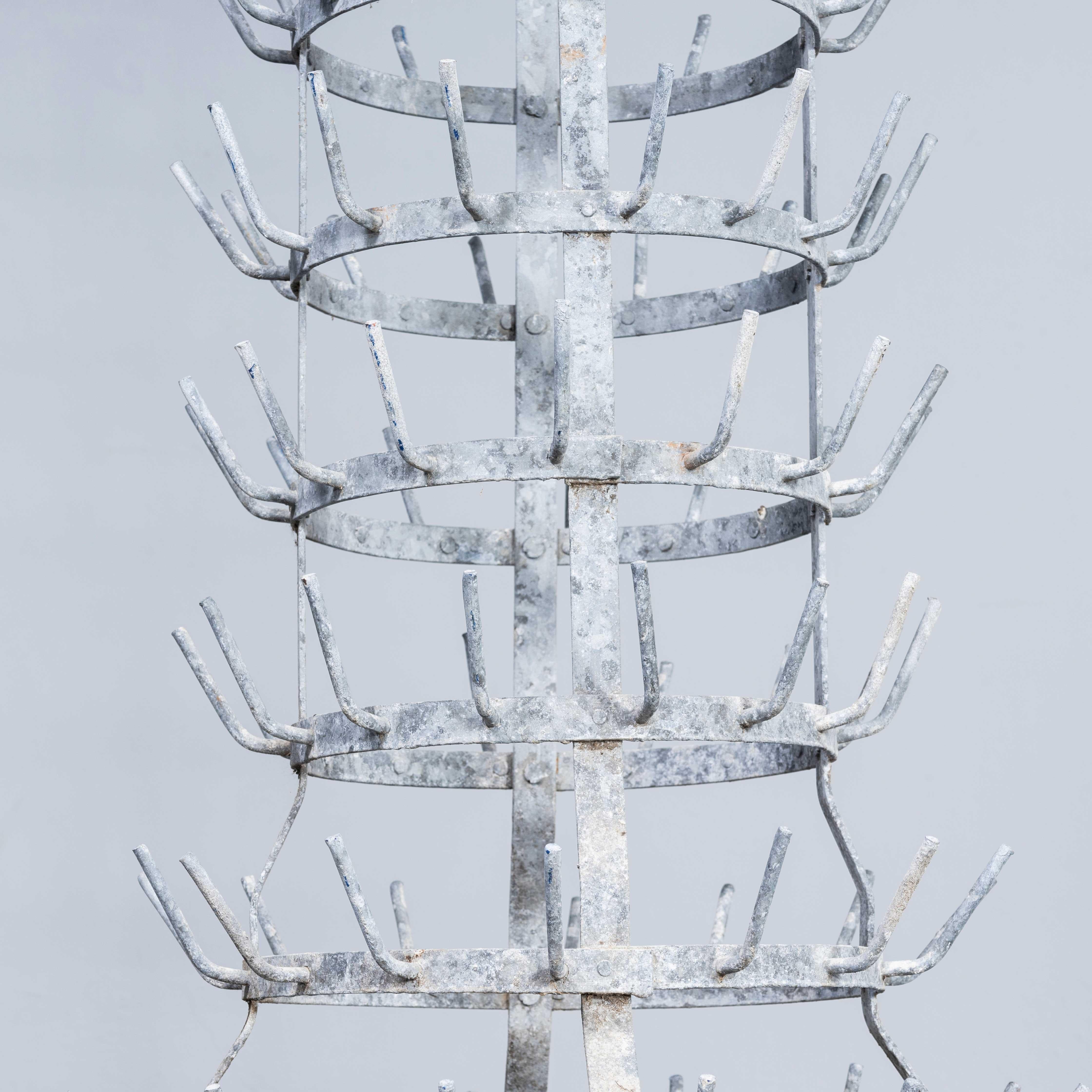 Mid-20th Century 1950's Original French Bottle Drying Rack (Model 3321) For Sale