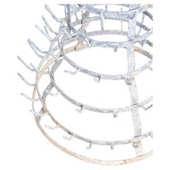 Scaffale per l'asciugatura delle bottiglie francese originale del 1950 (Model 3321)