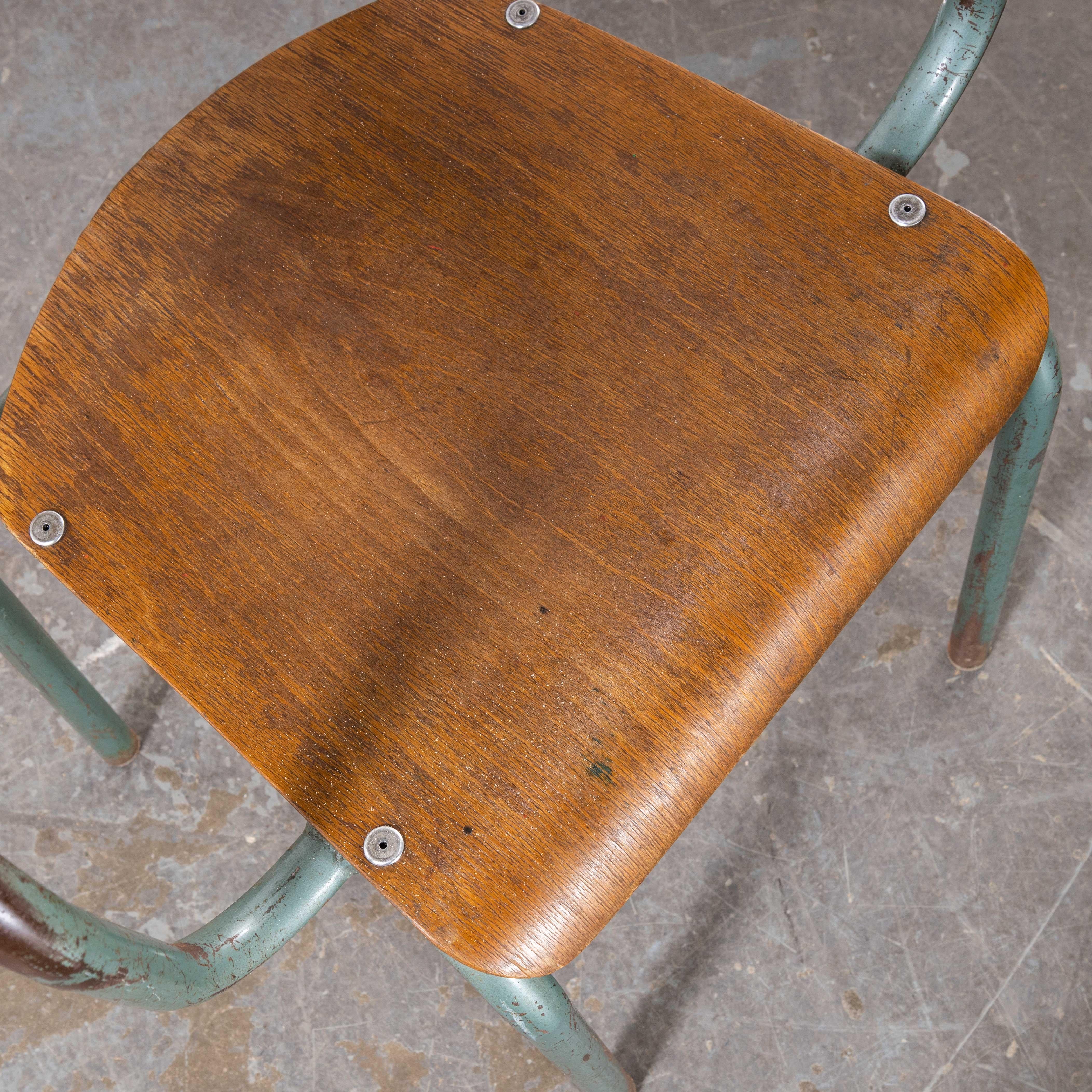 1950s Original French Mullca Armchair, Desk Chair For Sale 3