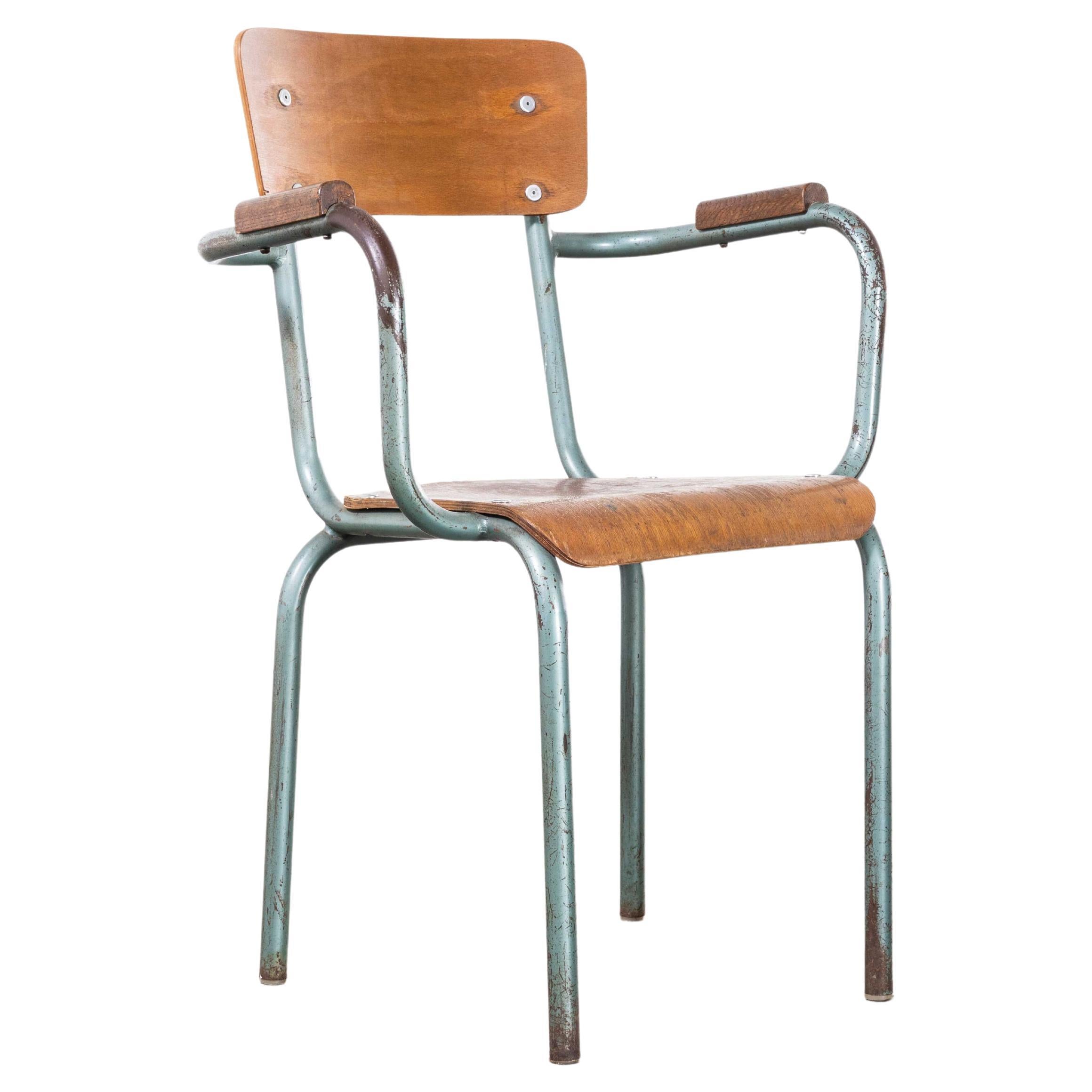 1950s Original French Mullca Armchair, Desk Chair For Sale at 1stDibs