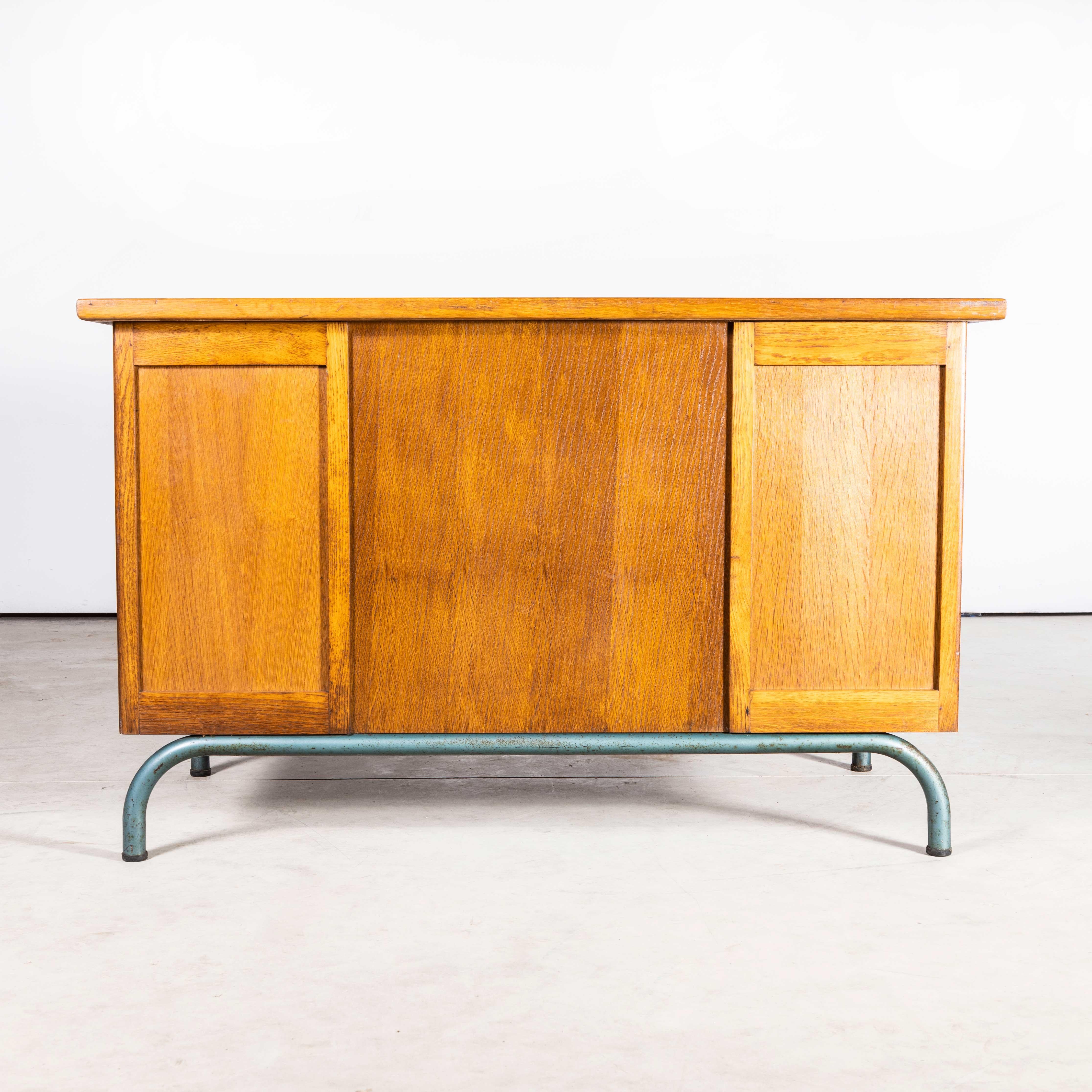 Mid-20th Century 1950s Original French Mullca Panelled Desk