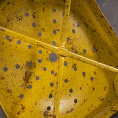 1950's Original French Multipl's Table and Chair Set, Yellow
