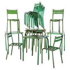 Ensemble de table et chaises d'extérieur français d'origine des années 1950 - Deux chaises