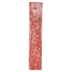 1950's Original French Red Zinc Letter - I
