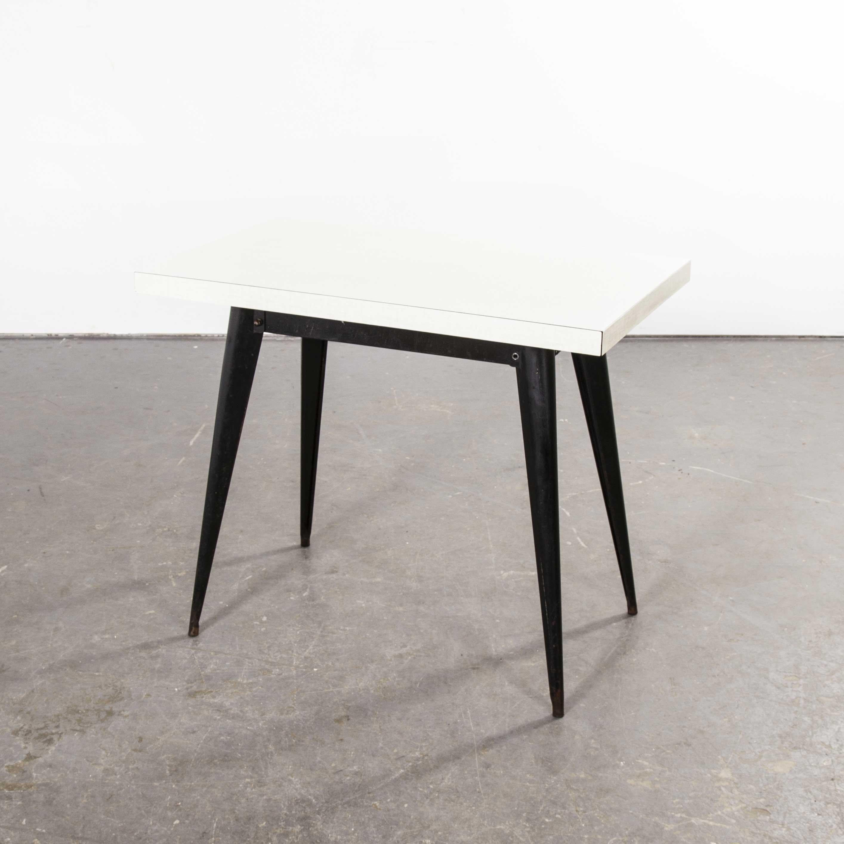 Mid-20th Century 1950s Original French T55 Tolix Rectangular, Kitchen, Dining Table 'Model 3'