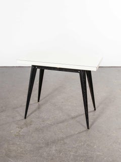 1950s Original French T55 Tolix Rectangular, Kitchen, Dining Table 'Model 4'