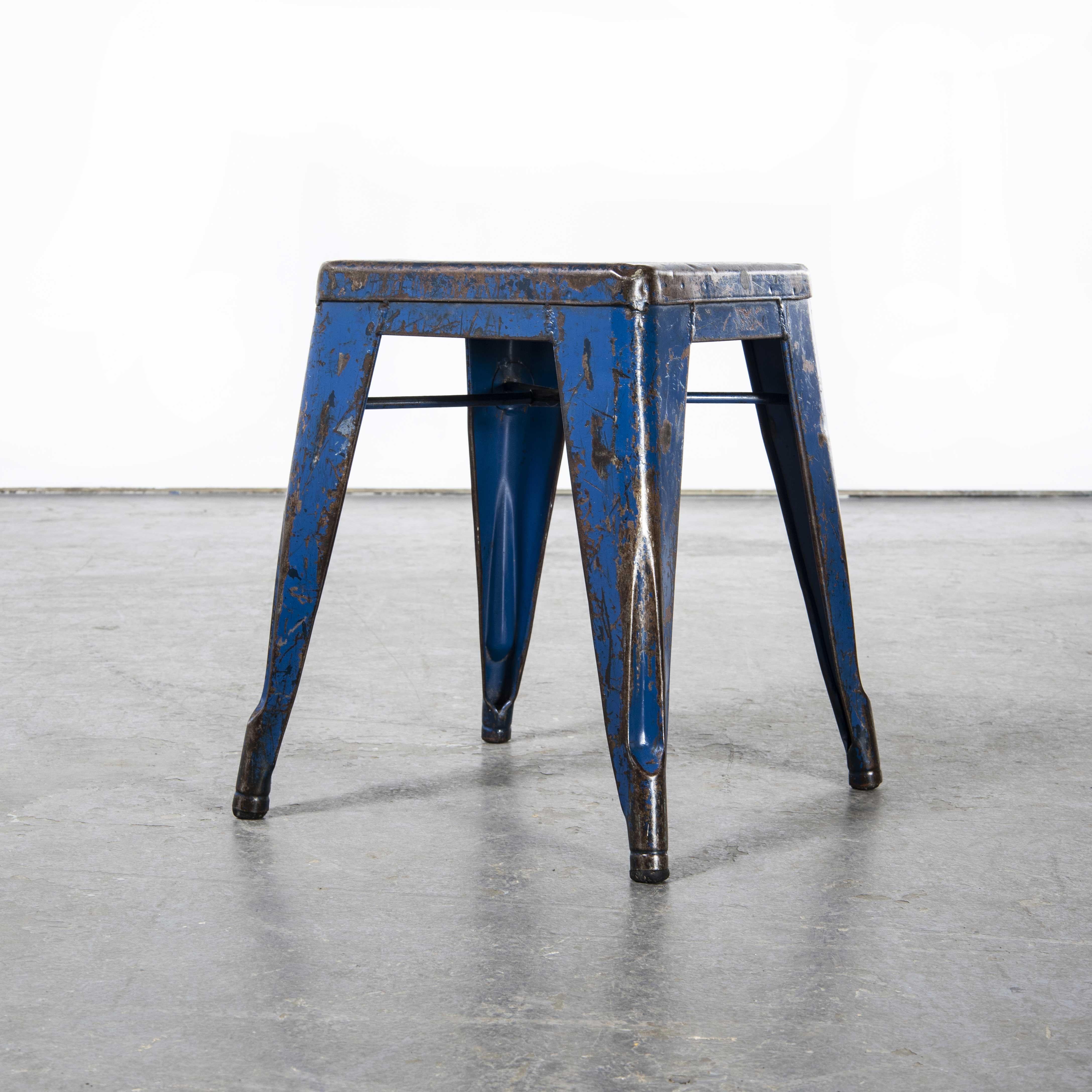 1950’s Original French Tolix H Metal Caf? Dining Stools Blue – Pair

1950’s Original French Tolix H Metal Caf? Dining Stools Blue – Pair. Tolix is one of our all time favourite companies. In 1907 Frenchman Xavier Pauchard discovered that he could